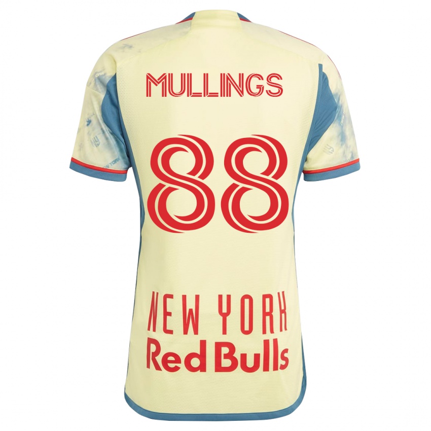 Uomo Maglia O'vonte Mullings #88 Giallo Kit Gara Home 2023/24 Maglietta