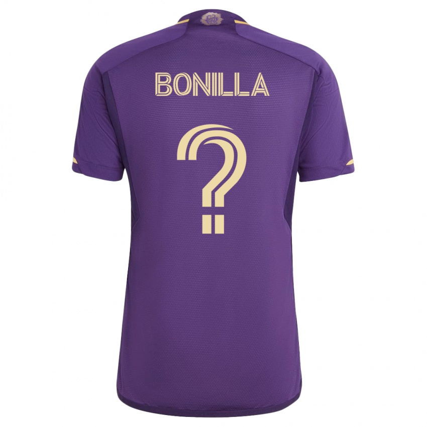 Uomo Maglia Jarell Bonilla #0 Viola Kit Gara Home 2023/24 Maglietta