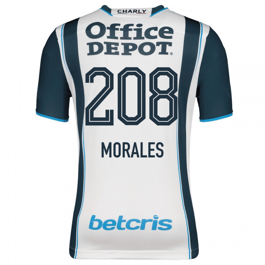 Uomo Maglia Erik Morales #208 Marina Militare Kit Gara Home 2023/24 Maglietta