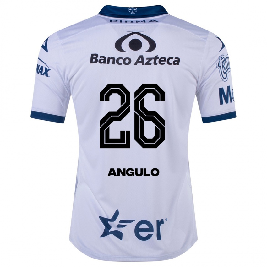 Uomo Maglia Brayan Angulo #26 Bianco Kit Gara Home 2023/24 Maglietta