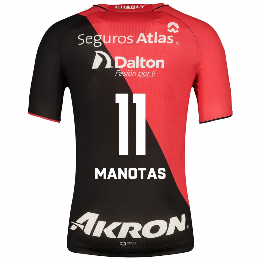 Uomo Maglia Mauro Manotas #11 Nero Kit Gara Home 2023/24 Maglietta