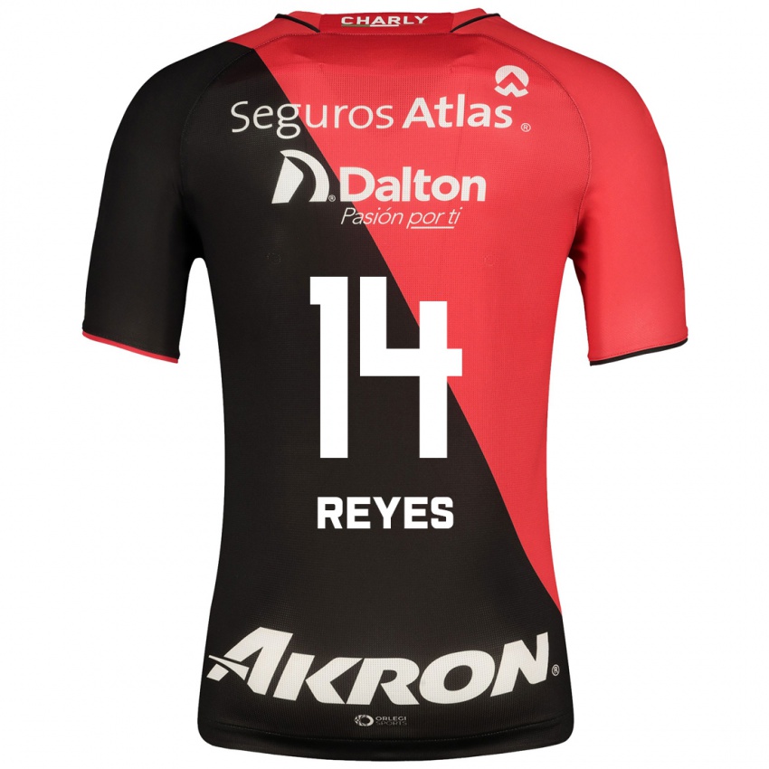 Uomo Maglia Luis Reyes #14 Nero Kit Gara Home 2023/24 Maglietta