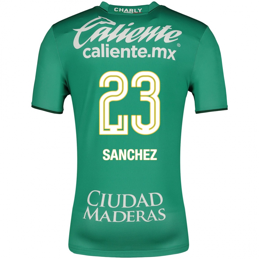 Uomo Maglia Borja Sánchez #23 Verde Kit Gara Home 2023/24 Maglietta