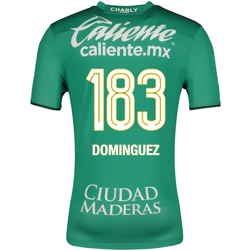 Uomo Maglia Jesús Domínguez #183 Verde Kit Gara Home 2023/24 Maglietta