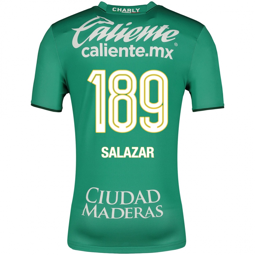 Uomo Maglia José Salazar #189 Verde Kit Gara Home 2023/24 Maglietta