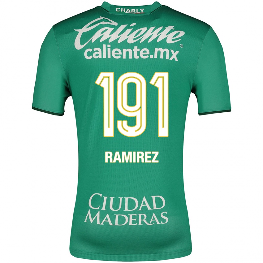 Uomo Maglia Ian Ramírez #191 Verde Kit Gara Home 2023/24 Maglietta