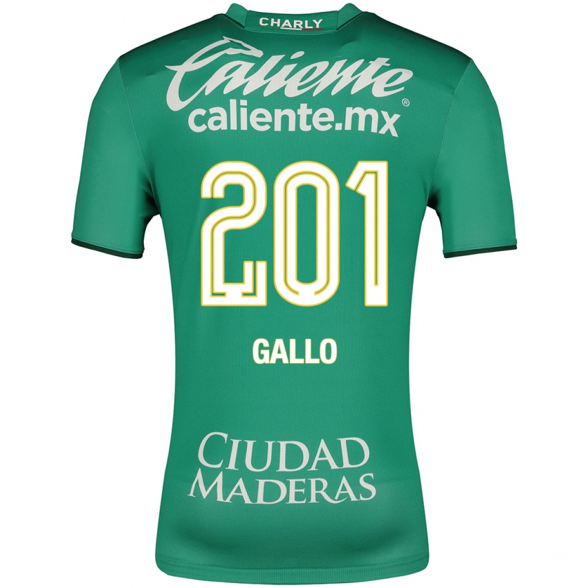 Uomo Maglia Andrés Gallo #201 Verde Kit Gara Home 2023/24 Maglietta