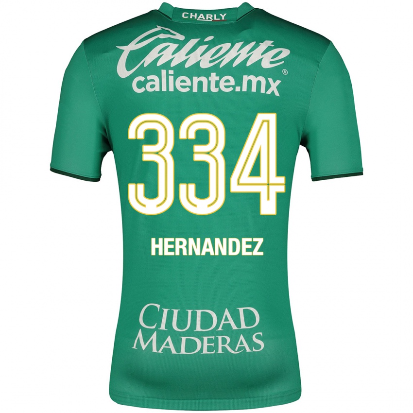 Uomo Maglia Alan Hernández #334 Verde Kit Gara Home 2023/24 Maglietta