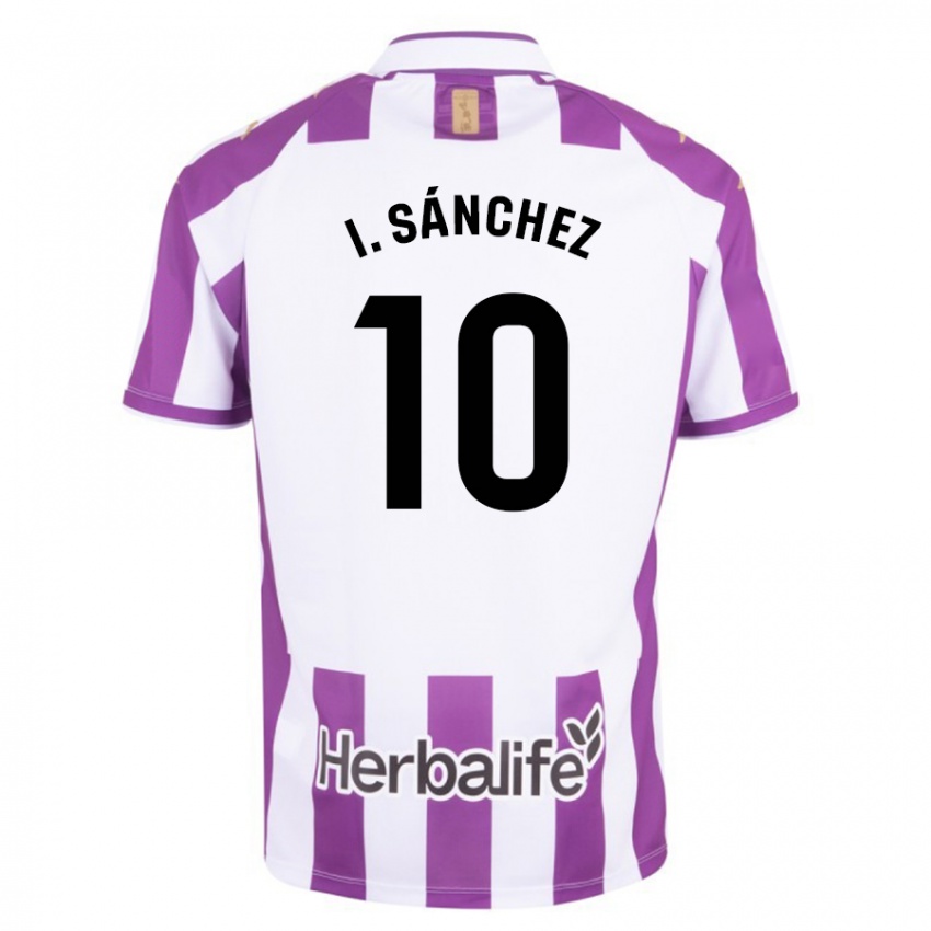 Uomo Maglia Iván Sánchez #10 Porpora Kit Gara Home 2023/24 Maglietta