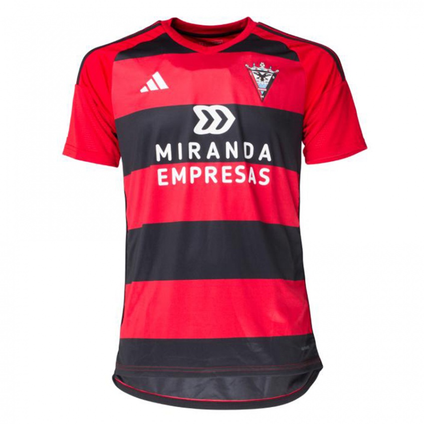 Uomo Maglia Álvaro Sanz #8 Rosso Nero Kit Gara Home 2023/24 Maglietta