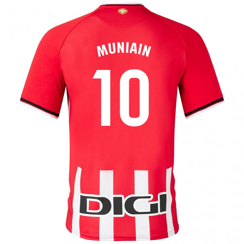 Uomo Maglia Iker Muniain #10 Rosso Kit Gara Home 2023/24 Maglietta