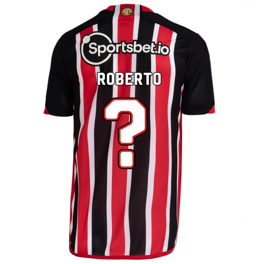 Uomo Maglia Roberto #0 Blu Rosso Kit Gara Away 2023/24 Maglietta