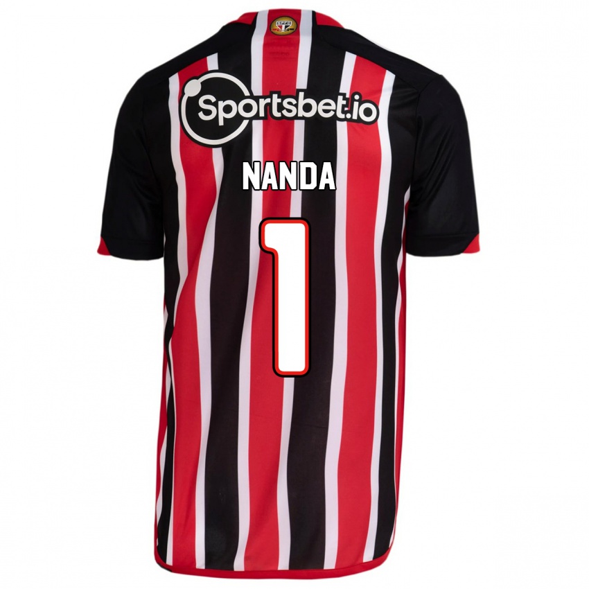 Uomo Maglia Nanda #1 Blu Rosso Kit Gara Away 2023/24 Maglietta