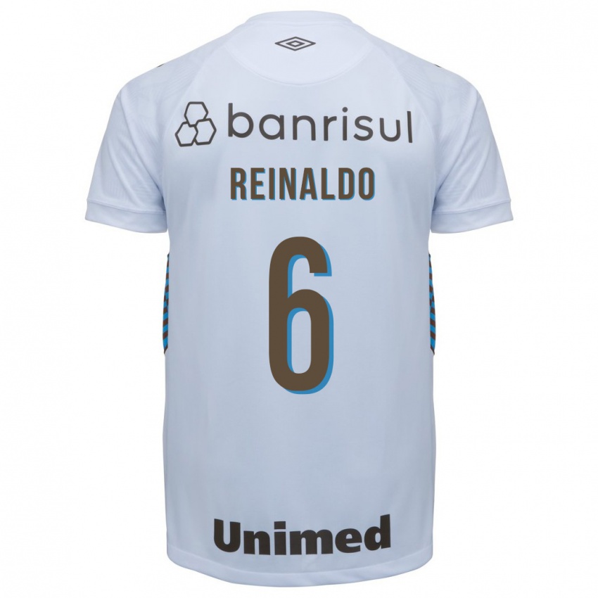 Uomo Maglia Reinaldo #6 Bianco Kit Gara Away 2023/24 Maglietta