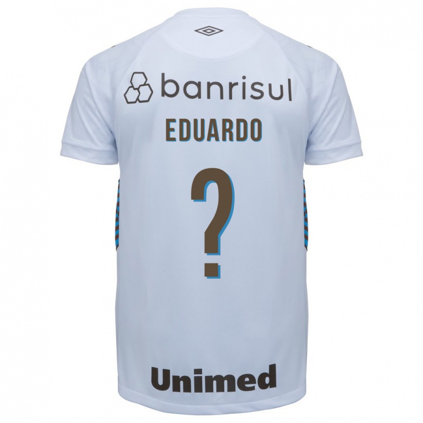 Uomo Maglia Eduardo #0 Bianco Kit Gara Away 2023/24 Maglietta