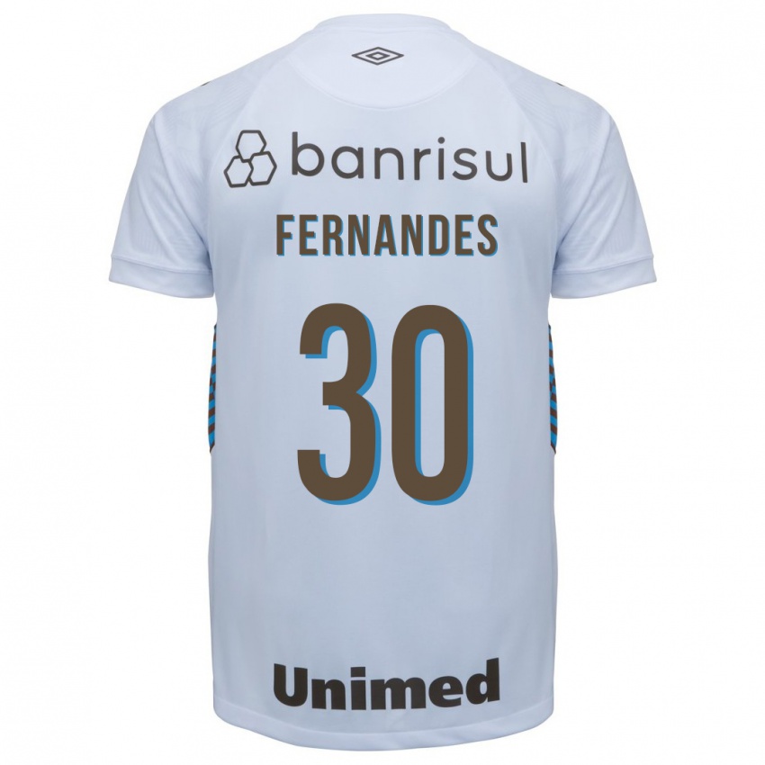 Uomo Maglia Raquel Fernandes #30 Bianco Kit Gara Away 2023/24 Maglietta