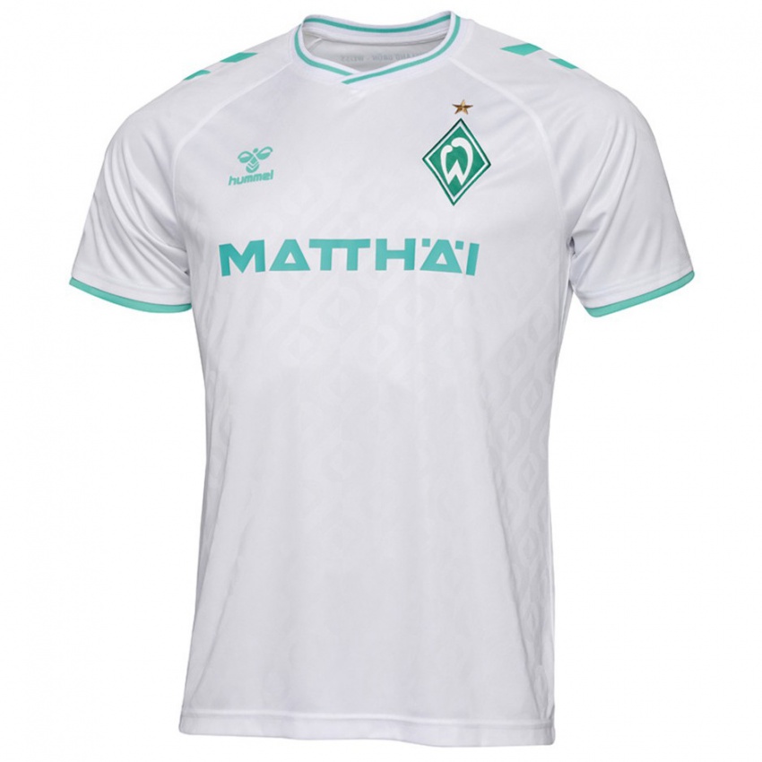 Uomo Maglia Ben Ekobena-Seeger #15 Bianco Kit Gara Away 2023/24 Maglietta