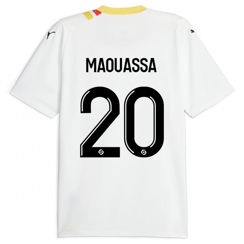 Uomo Maglia Faitout Maouassa #20 Nero Kit Gara Away 2023/24 Maglietta