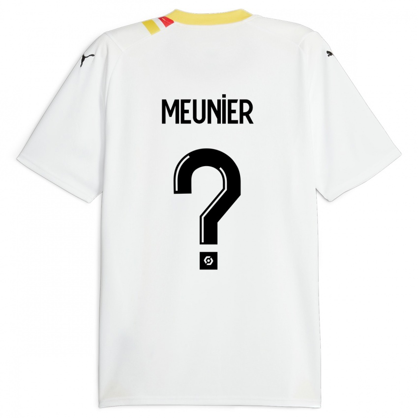 Uomo Maglia Jennifer Meunier #0 Nero Kit Gara Away 2023/24 Maglietta