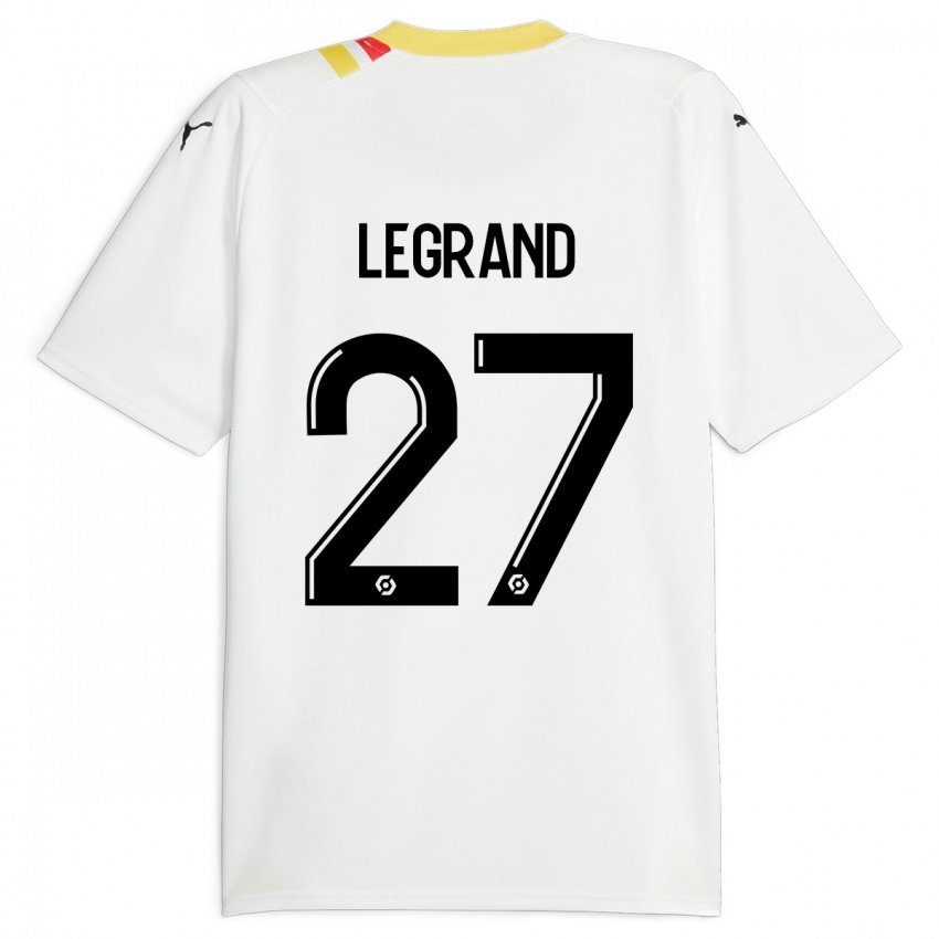 Uomo Maglia Bérénice Legrand #27 Nero Kit Gara Away 2023/24 Maglietta