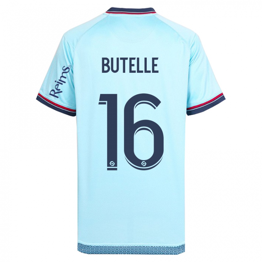 Uomo Maglia Ludovic Butelle #16 Cielo Blu Kit Gara Away 2023/24 Maglietta