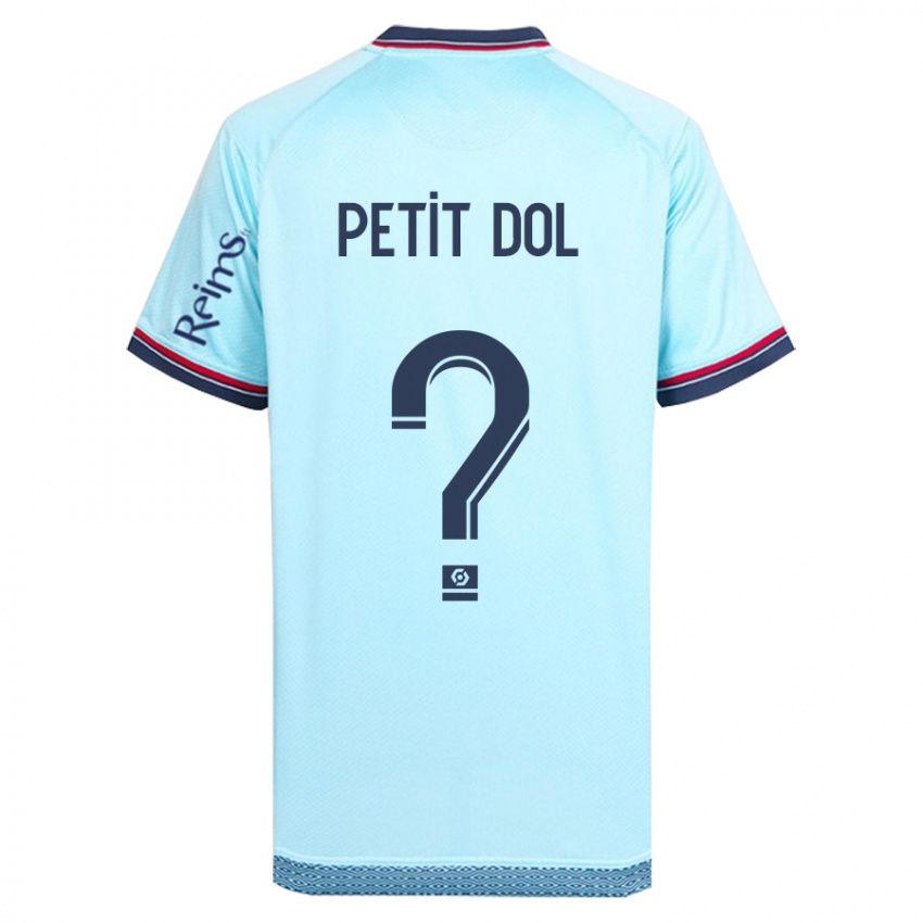 Uomo Maglia Alvin Petit Dol #0 Cielo Blu Kit Gara Away 2023/24 Maglietta