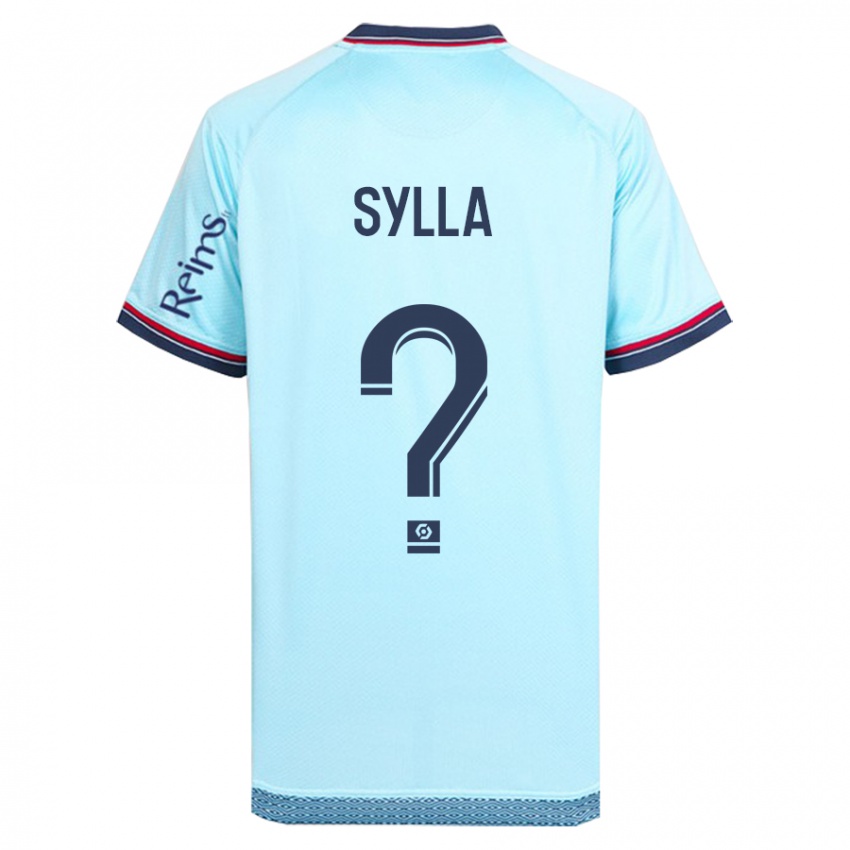 Uomo Maglia Lenny Sylla #0 Cielo Blu Kit Gara Away 2023/24 Maglietta