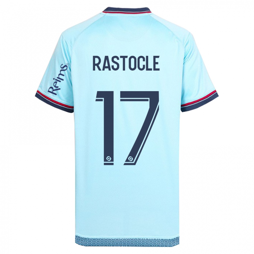 Uomo Maglia Jade Rastocle #17 Cielo Blu Kit Gara Away 2023/24 Maglietta