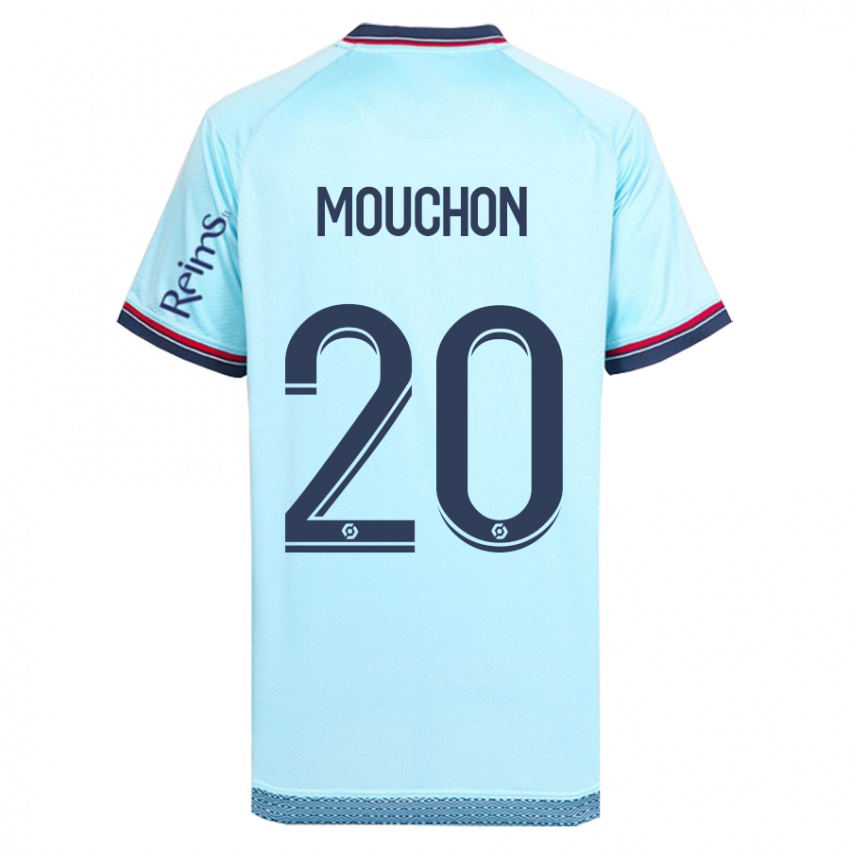 Uomo Maglia Noemie Mouchon #20 Cielo Blu Kit Gara Away 2023/24 Maglietta