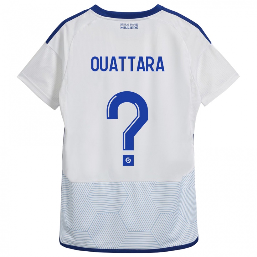 Uomo Maglia Abdoul Ouattara #0 Bianco Kit Gara Away 2023/24 Maglietta