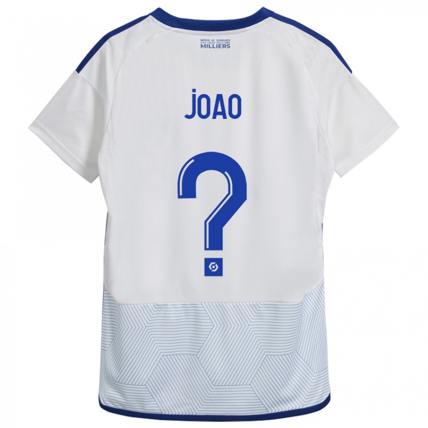 Uomo Maglia Tchoula Joâo #0 Bianco Kit Gara Away 2023/24 Maglietta