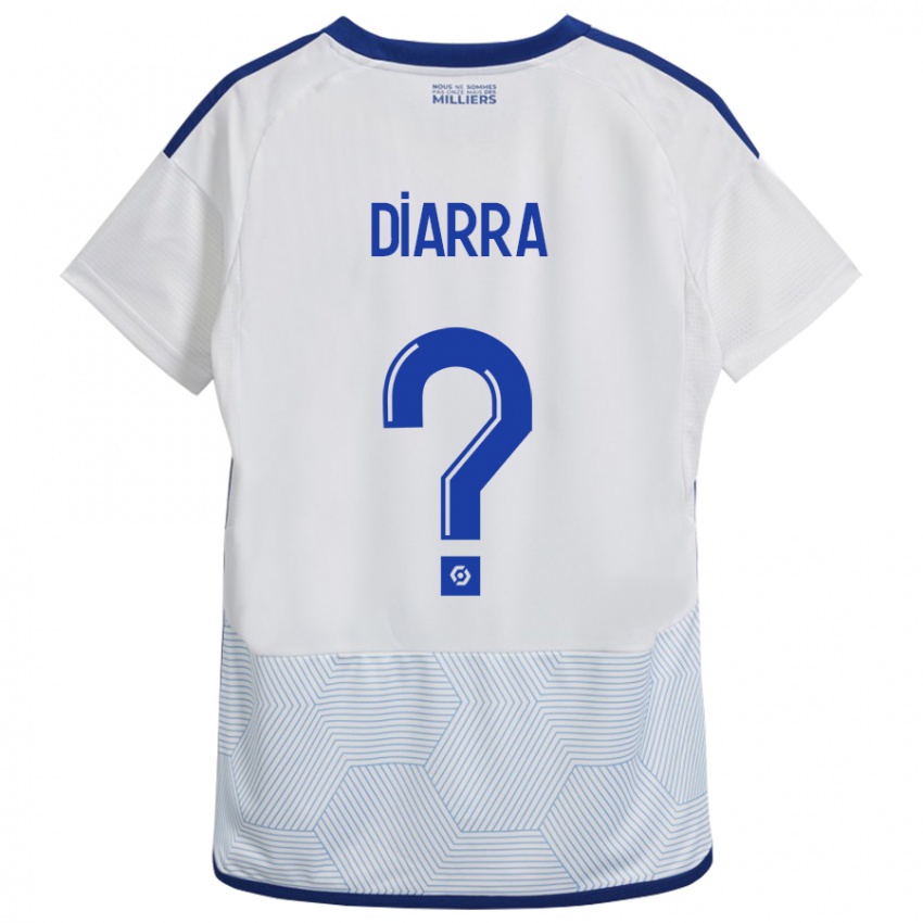 Uomo Maglia Massaoly Diarra #0 Bianco Kit Gara Away 2023/24 Maglietta