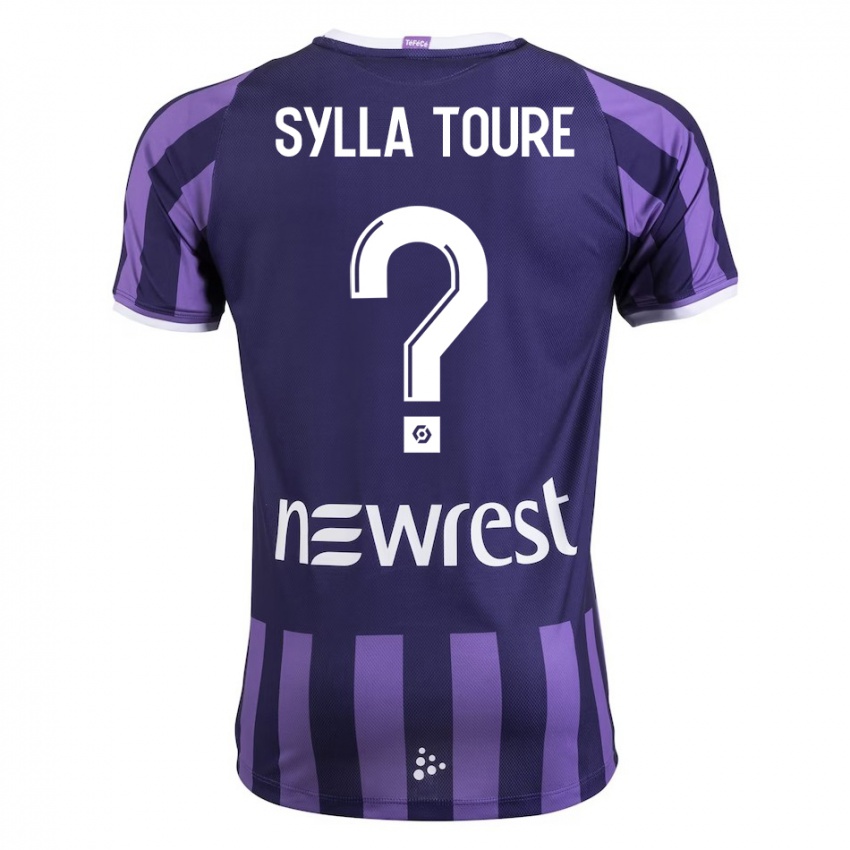 Uomo Maglia Ismael Sylla Touré #0 Porpora Kit Gara Away 2023/24 Maglietta