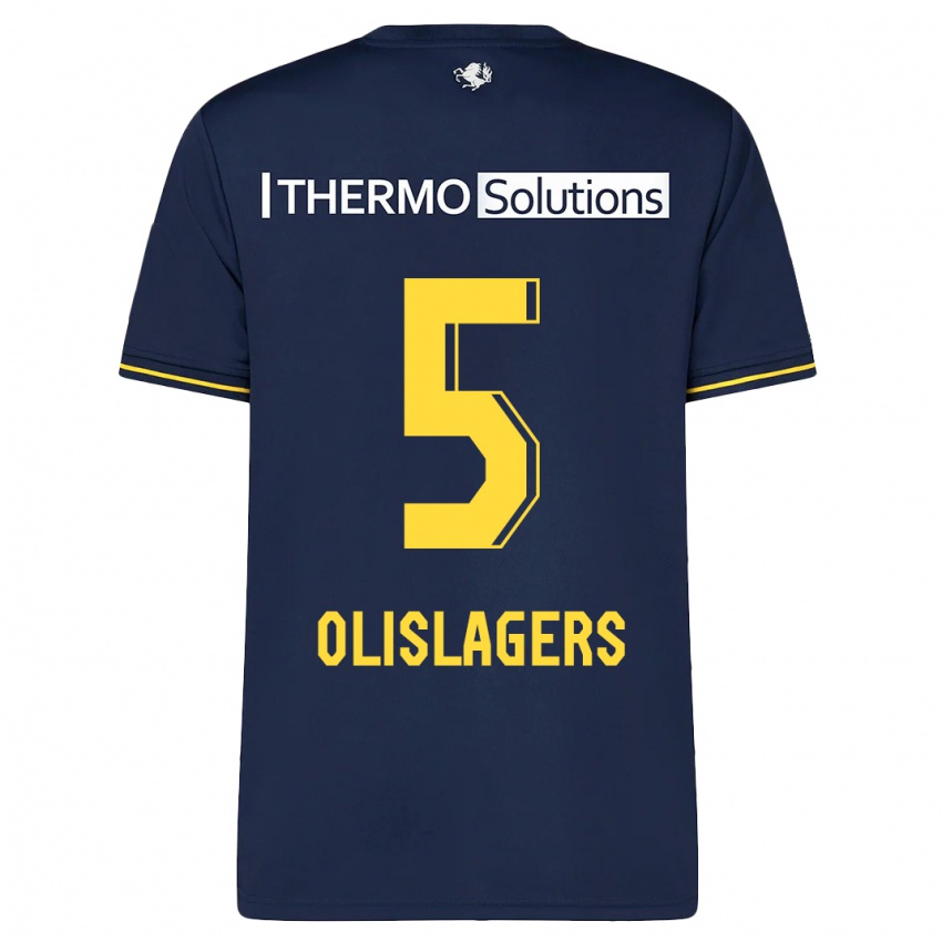 Uomo Maglia Marisa Olislagers #5 Marina Militare Kit Gara Away 2023/24 Maglietta