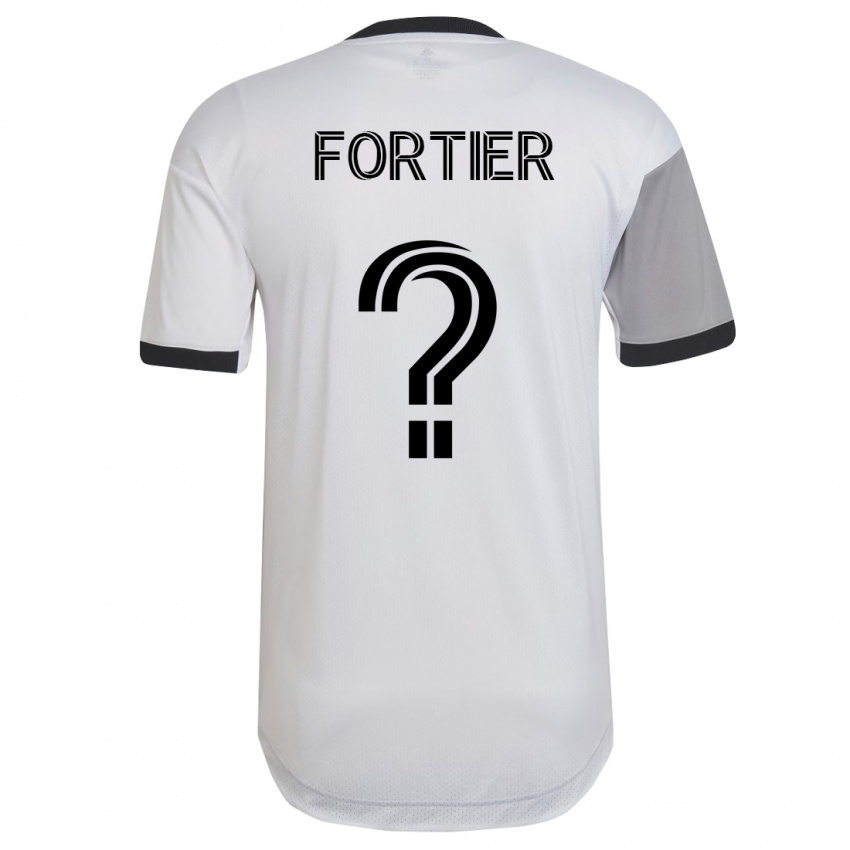Uomo Maglia Tim Fortier #0 Bianco Kit Gara Away 2023/24 Maglietta