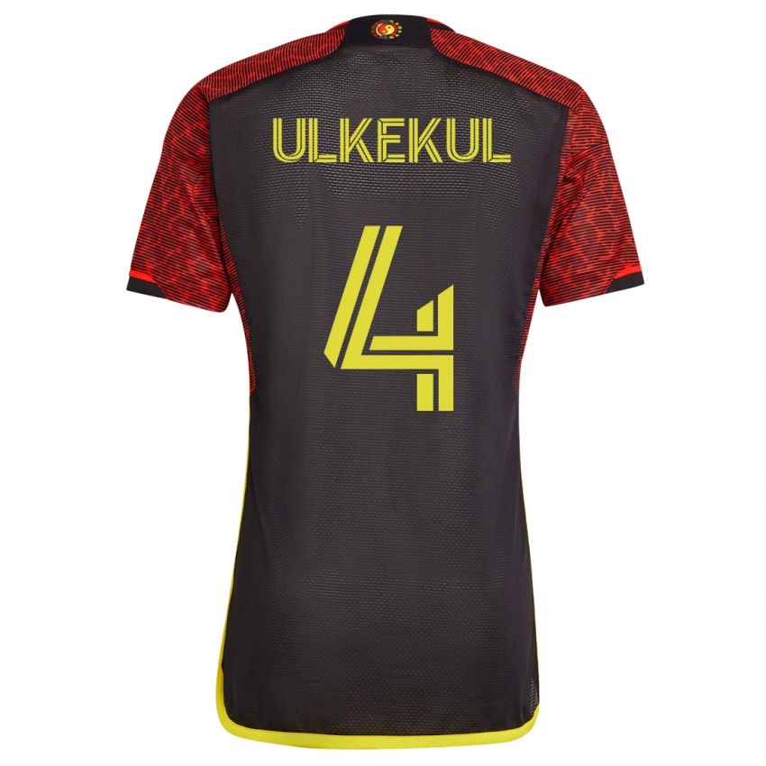 Uomo Maglia Jodi Ulkekul #4 Arancia Kit Gara Away 2023/24 Maglietta