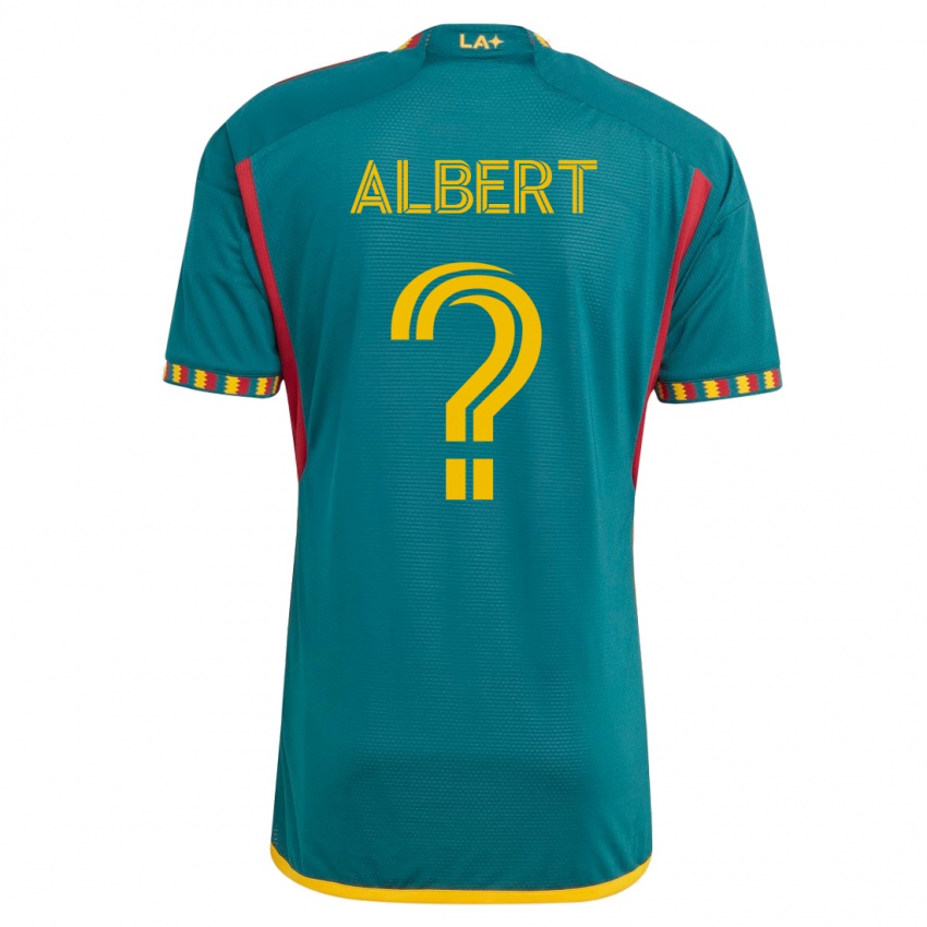 Uomo Maglia Mathis Albert #0 Verde Kit Gara Away 2023/24 Maglietta