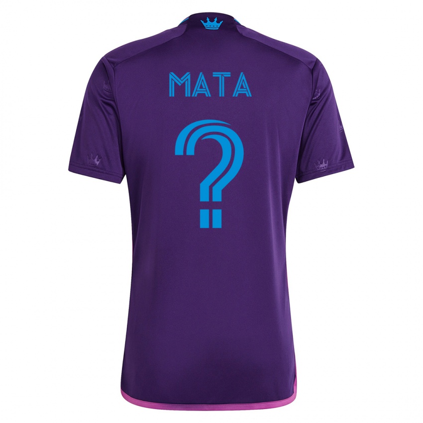 Uomo Maglia Ivan Mata #0 Viola Kit Gara Away 2023/24 Maglietta