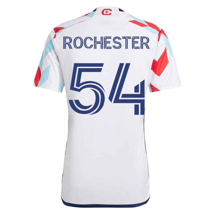 Uomo Maglia Lamonth Rochester #54 Bianco Blu Kit Gara Away 2023/24 Maglietta