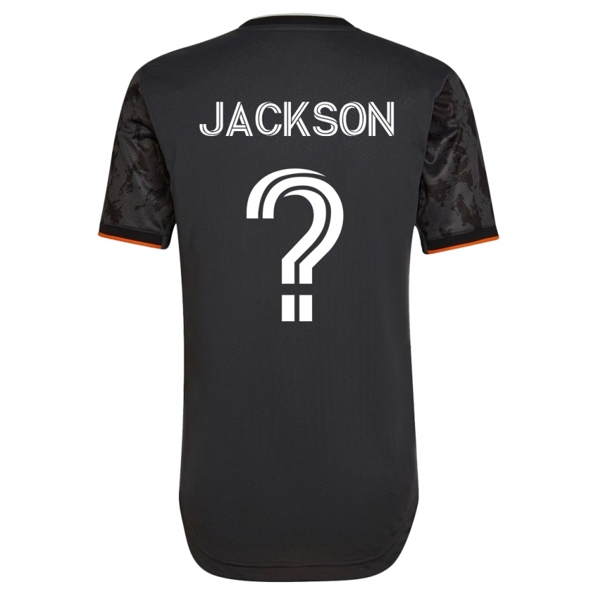 Uomo Maglia Parker Jackson #0 Nero Kit Gara Away 2023/24 Maglietta