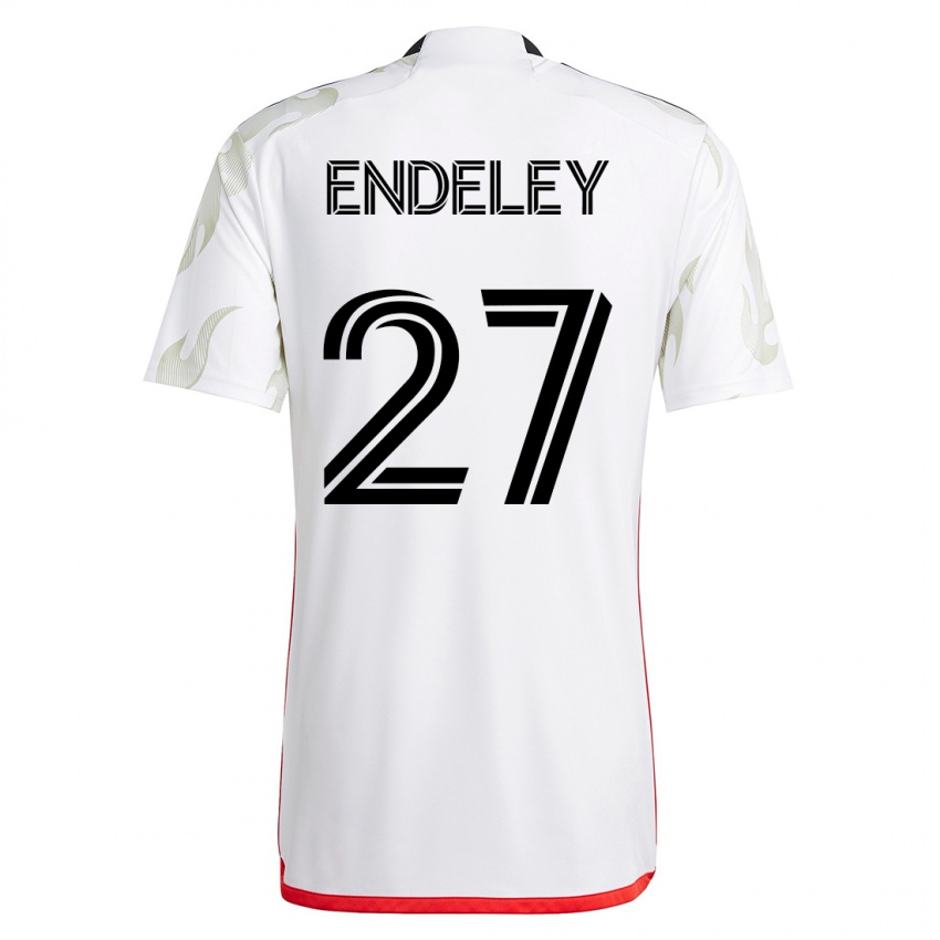 Uomo Maglia Herbert Endeley #27 Bianco Kit Gara Away 2023/24 Maglietta