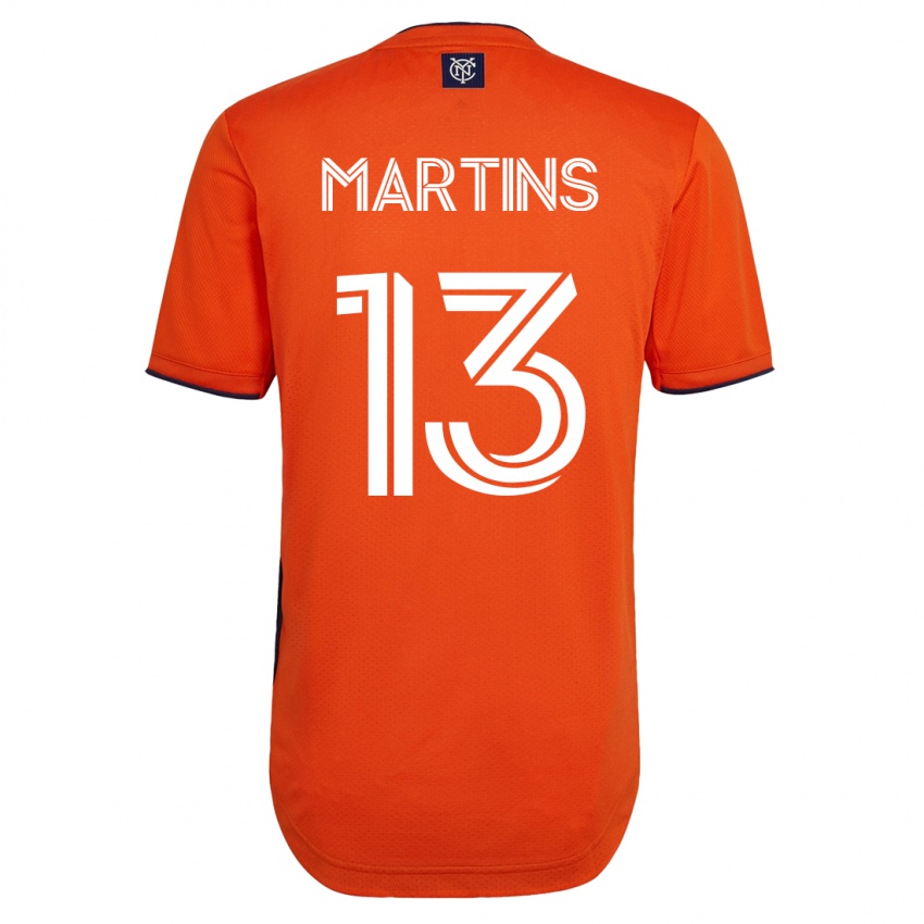 Uomo Maglia Thiago Martins #13 Nero Kit Gara Away 2023/24 Maglietta