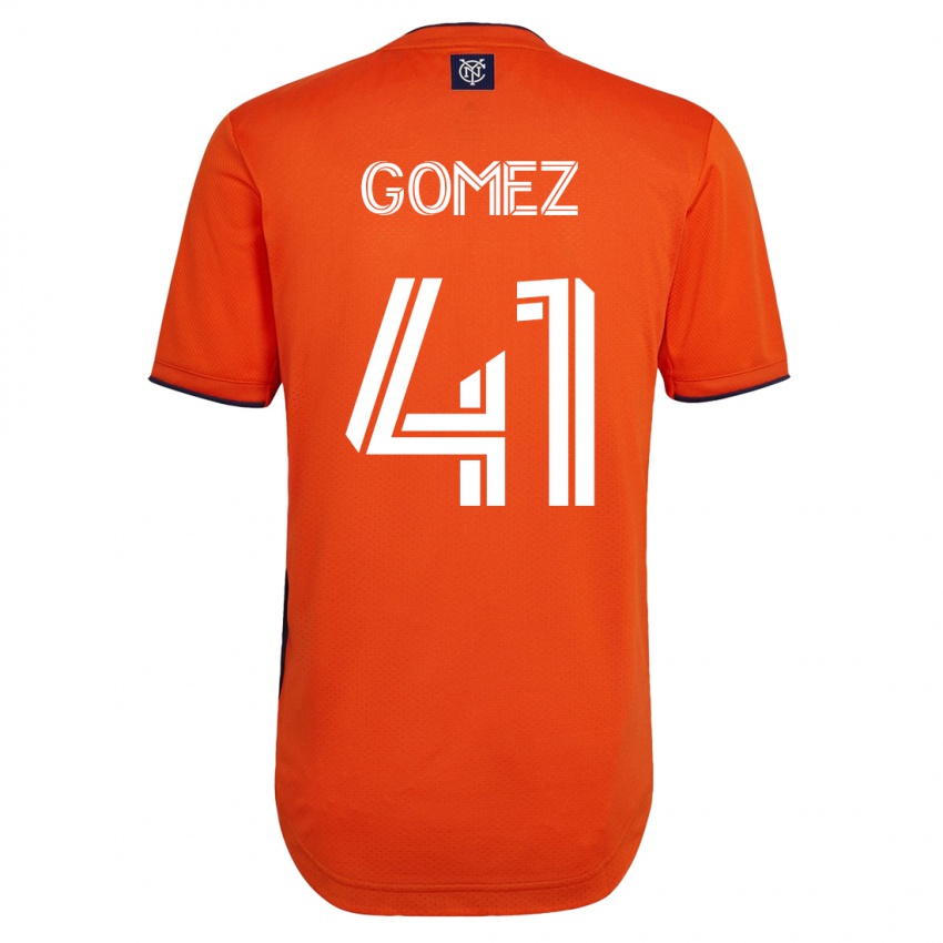 Uomo Maglia Julián Gómez #41 Nero Kit Gara Away 2023/24 Maglietta