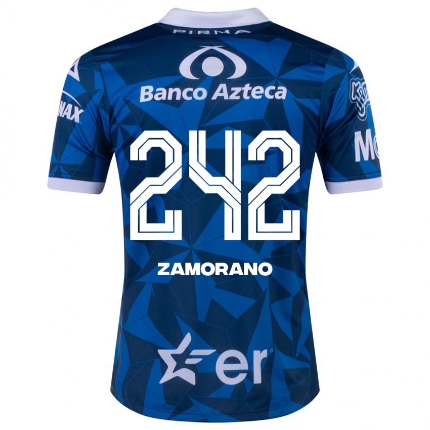 Uomo Maglia Leonardo Zamorano #242 Blu Kit Gara Away 2023/24 Maglietta