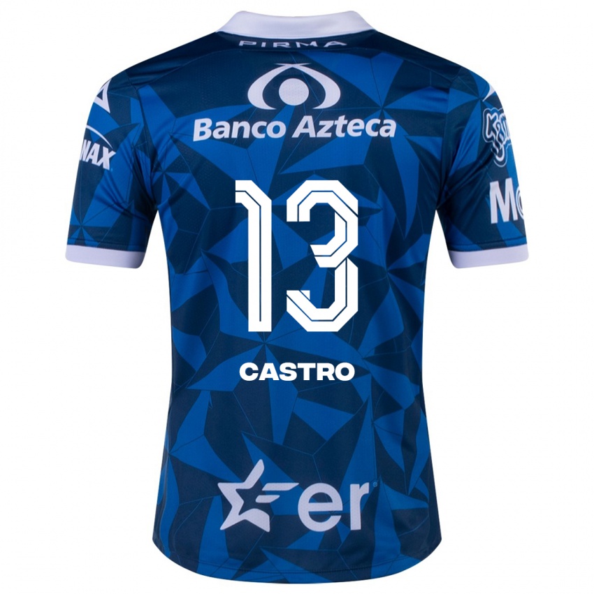 Uomo Maglia Mariam Castro #13 Blu Kit Gara Away 2023/24 Maglietta