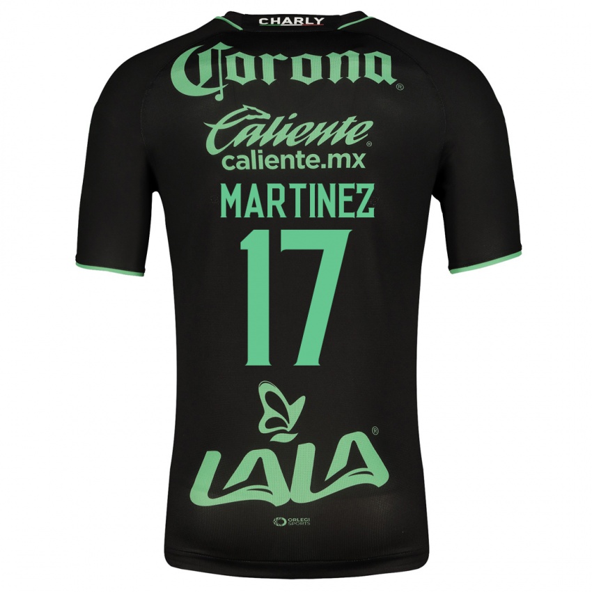 Uomo Maglia Marianne Martinez #17 Nero Kit Gara Away 2023/24 Maglietta