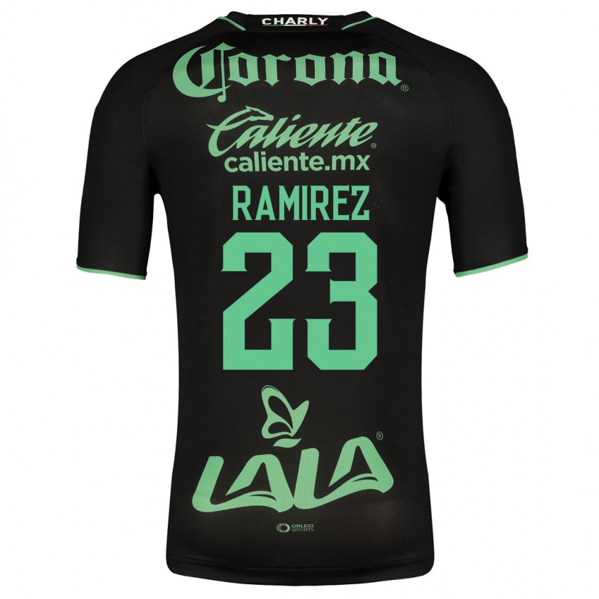 Uomo Maglia Alexxandra Ramirez #23 Nero Kit Gara Away 2023/24 Maglietta