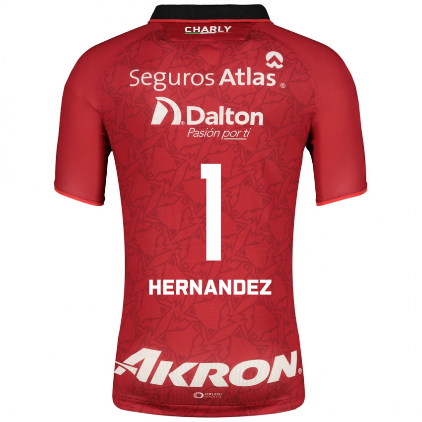 Uomo Maglia José Hernández #1 Rosso Kit Gara Away 2023/24 Maglietta