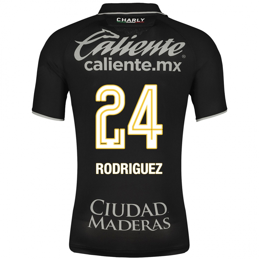 Uomo Maglia Osvaldo Rodríguez #24 Nero Kit Gara Away 2023/24 Maglietta