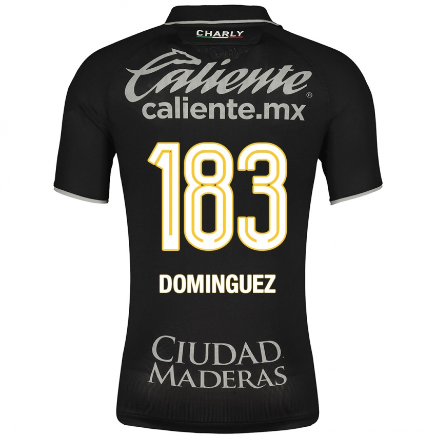 Uomo Maglia Jesús Domínguez #183 Nero Kit Gara Away 2023/24 Maglietta
